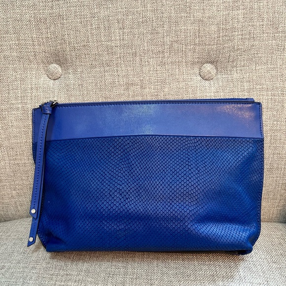Banana Republic Leather Clutch - Picture 1 of 8